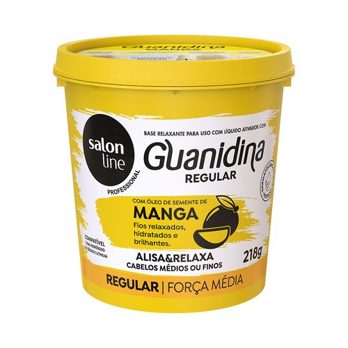 Guanidina Salon Line Manga Regular Força Média 218g