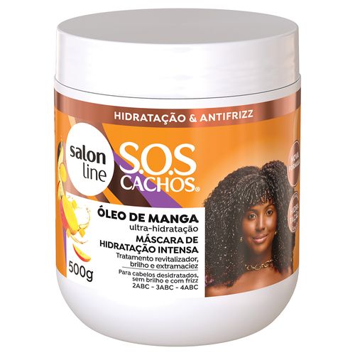 Máscara De Hidratação Salon Line Sos Cachos Óleo De Manga 500g