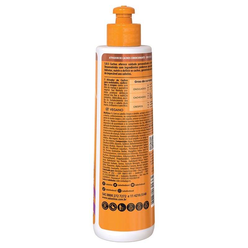 Ativador-De-Cachos-Salon-Line-Sos-Cachos-Oleo-De-Manga-300ml