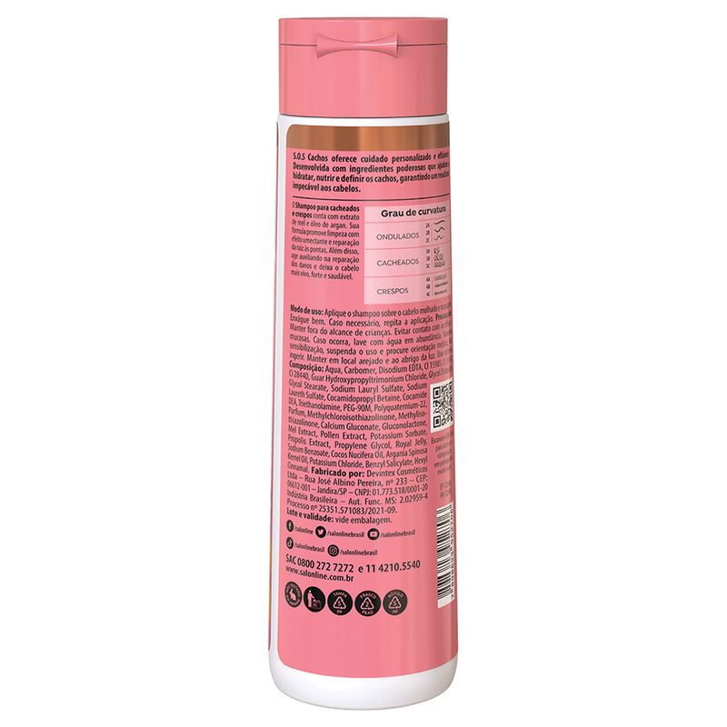 Shampoo-Salon-Line-Sos-Cachos-Mel-300ml