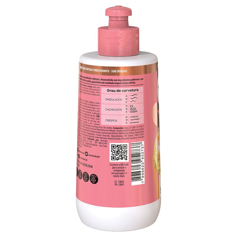 Creme-Para-Pentear-Salon-Line-Sos-Cachos-Mel-300ml