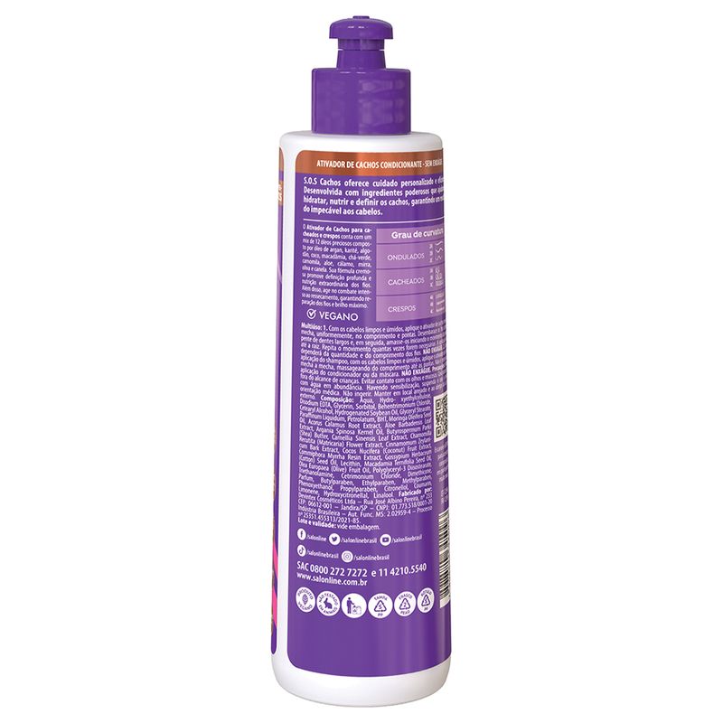 Ativador-De-Cachos-Salon-Line-Sos-Cachos-Super-Oleos-300ml