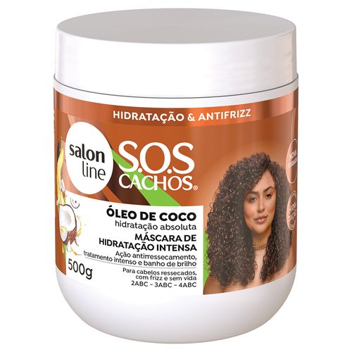 Máscara De Hidratação Salon Line Sos Cachos Coco 500g