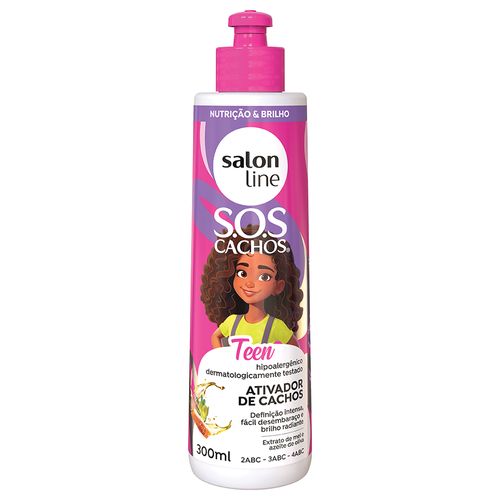 Ativador De Cachos Salon Line Sos Cachos Teen 300ml