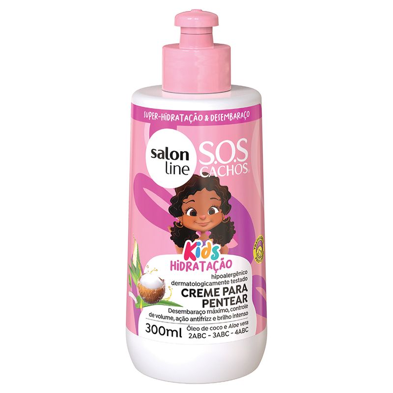 Creme-Para-Pentear-Salon-Line-Sos-Cachos-Kids-300ml