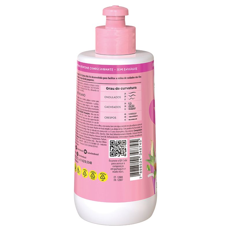 Creme-Para-Pentear-Salon-Line-Sos-Cachos-Kids-300ml