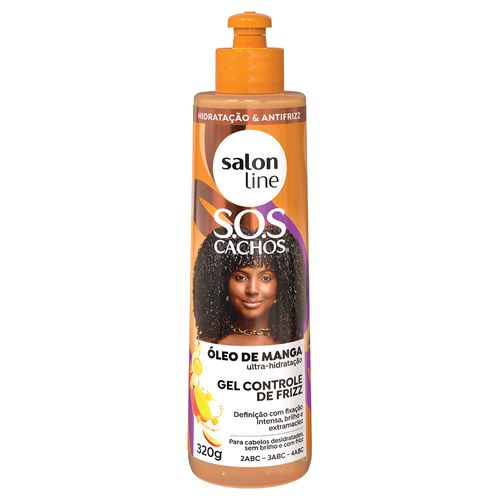 Gel Controle De Frizz Salon Line Sos Cachos Relaxante 320ml