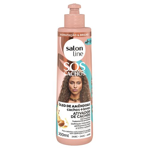 Ativador De Cachos Salon Line Sos Cachos + Leves 300ml