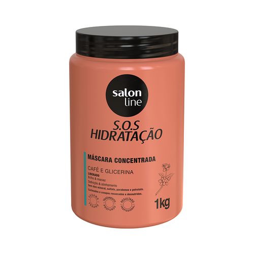 Máscara Sos Hidratação Salon Line Cachos E Crespos Liberada 1kg