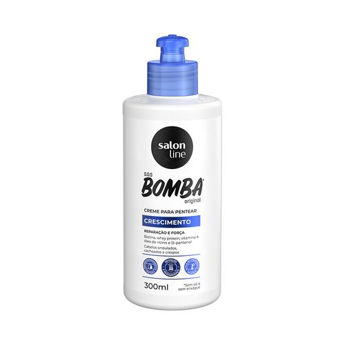 Creme Para Pentear Salon Line Sos Bomba Original 300ml