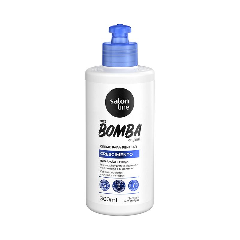 Creme-Para-Pentear-Salon-Line-Sos-Bomba-Original-300ml