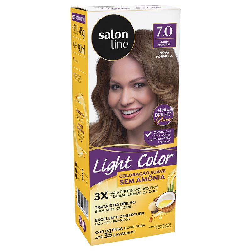Coloracao-Suave-Light-Color-Salon-Line-7-0-Louro-Natural
