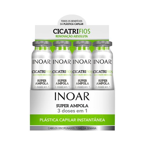 Ampola Inoar Cicatrifios Display Com 12 Unidades De 45ml