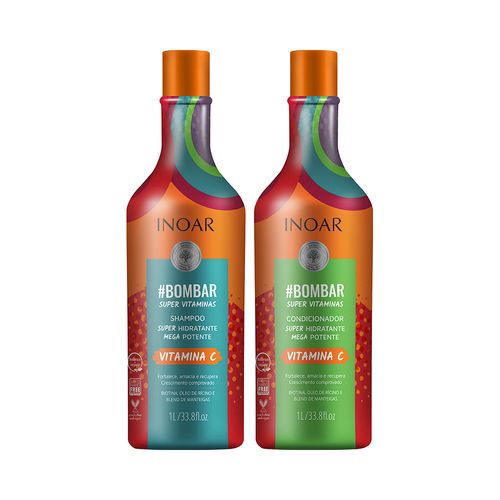 Kit Inoar Bombar (Shampoo + Condicionador) 1l