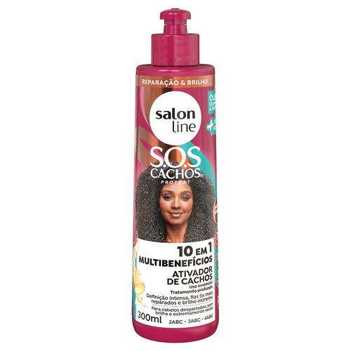 Ativador De Cachos Salon Line Sos Cachos + Poderosos 300ml