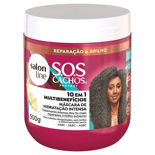 Máscara De Hidratação Salon Line Sos Cachos + Poderosos 500g