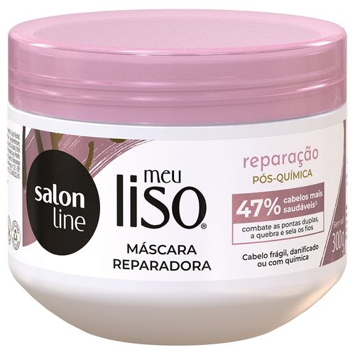 Máscara De Hidratação Salon Line Meu Liso Muito + Longo 300g