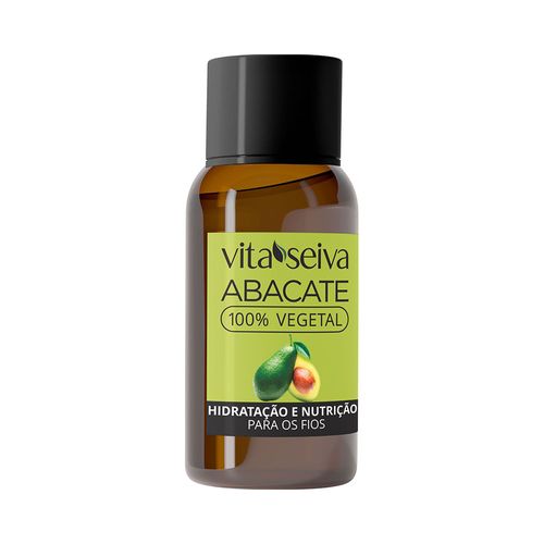 Óleo Capilar De Abacate 100% Vegetal Vita Seiva 30ml