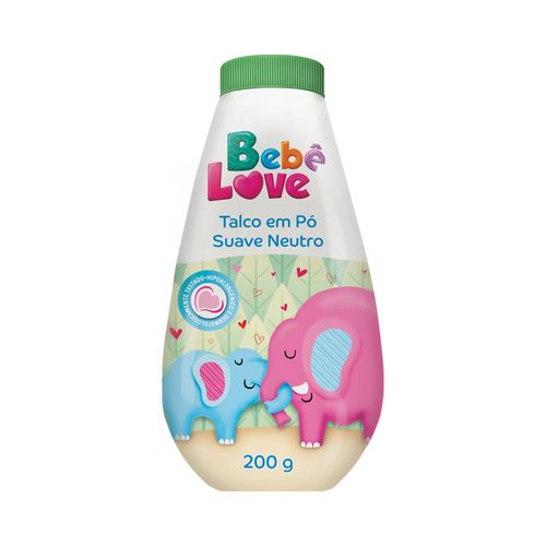 Talco Em Pó Bebê Love Nutriex Suave 200g