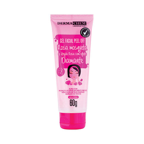 Gel Facial Dermachem Peel Off Rosa Mosqueta 60g