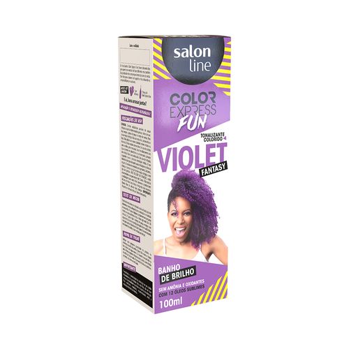 Kit Tonalizante Color Express Fun Violet Fantasy Salon Line