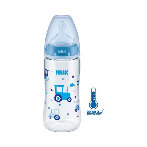 Mamadeira Nuk First Choice Controle De Temperatura 300ml Tamanho 2 Boy