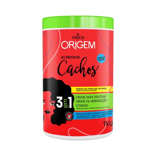 Creme De Hidratação Nazca Origem 3em1 (Hidratação + Pentear + Coash) 1kg