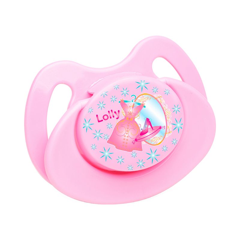 Chupeta-Lolly-Baby-Tip-Tamanho-1-Silicone-Bico-Redondo-Rosa-Blister