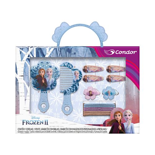 Kit Frozen Condor (Espelho + Pente + Rabicós + Presilhas) - 9875