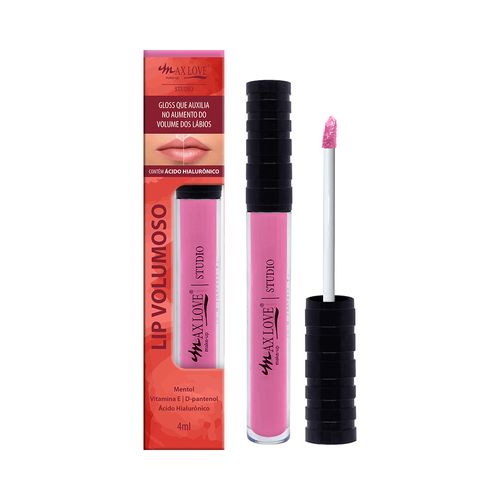 Gloss Lip Volumoso Translúcido Max Love Cor 8 4g