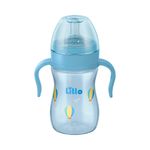 Mamadeira Lillo Super Evolution Primeiros Passos Com Alca 240ml Azul