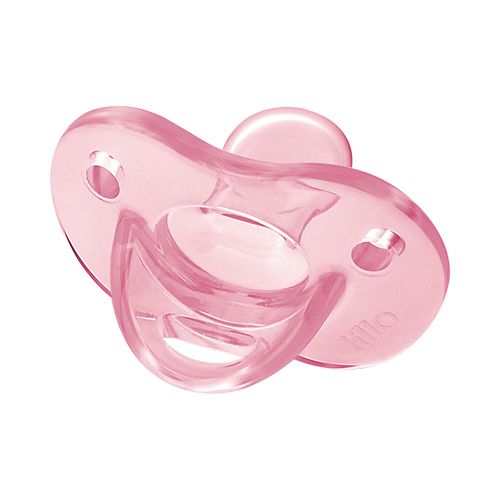 Chupeta Lillo Soft Calming 100% Silicone Tamanho 2 Rosa