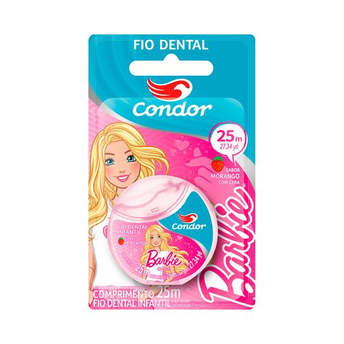 Fio Dental Infantil Condor 3407 Barbie 25m