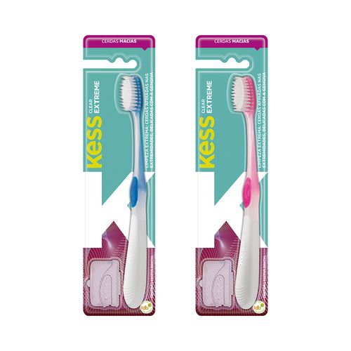 Escova Dental Kess Extreme Clear Macia