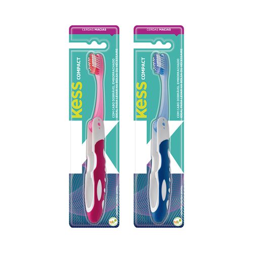 Escova Dental Kess Compact Plus Macia