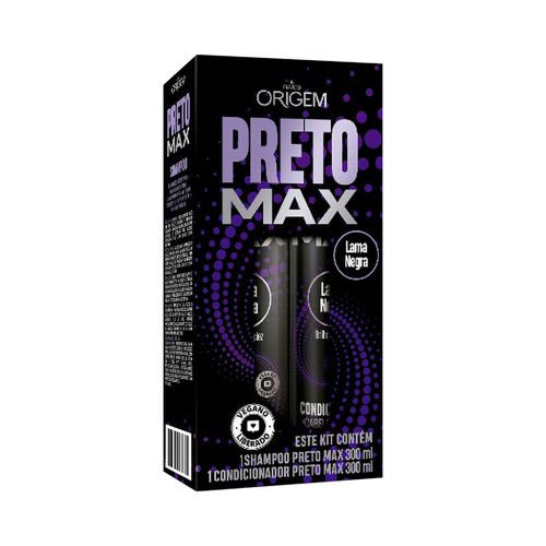 Kit Nazca Origem Preto Max (Shampoo + Condicionador) 300ml