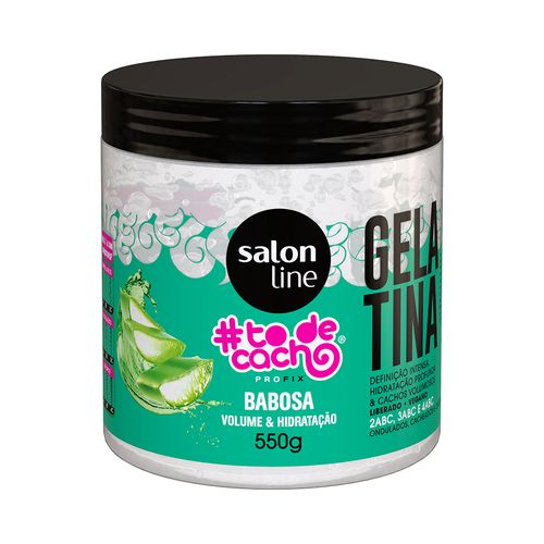 Gelatina Capilar Salon Line #Todecacho Babosa Volume E Hidratação 550g