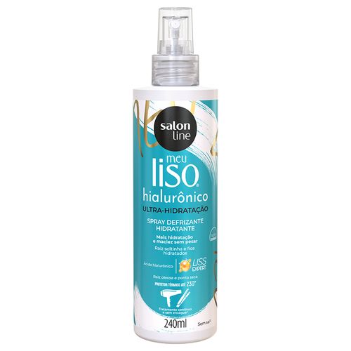 Defrizante Spray Salon Line Meu Liso Spa Capilar Ácido Hialurônico 240ml