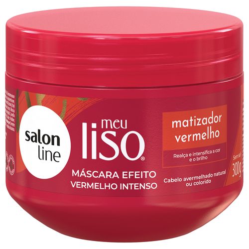 Máscara De Hidratação Salon Line Meu Liso Super Vermelho 300g