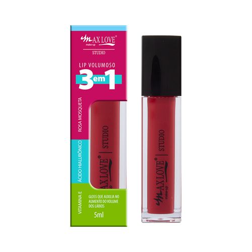 Gloss Lip Volumoso 3em1 Max Love Cor 304 5ml