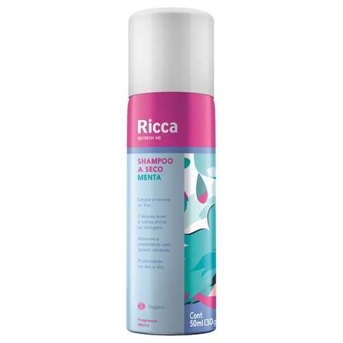 Shampoo A Seco Ricca Menta 50ml - 2853