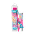 Estojo-Infantil-Condor-Barbie-8367--Escova-Dental---Gel-Dental-50g--Kids