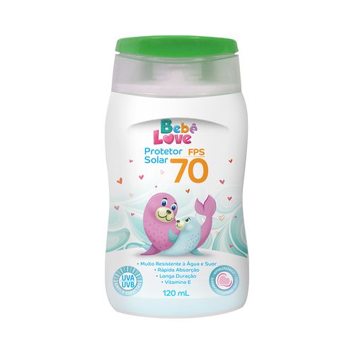 Protetor Solar Bebê Love Nutriex Fps70 120ml