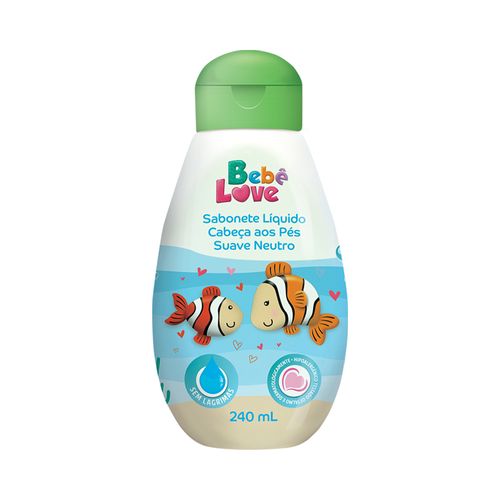 Sabonete Líquido Cabeça Aos Pés Bebê Love Nutriex Suave 240ml