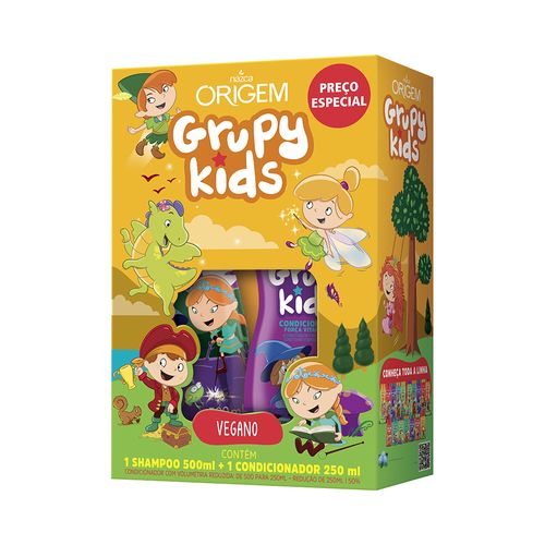 Kit Nazca Grupy Kids Força Vitaminada (Shampoo 500ml + Condicionador 250ml)