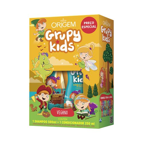 Kit Nazca Grupy Kids Xó Emabaraço (Shampoo 500ml+ Condiocionador 250ml)