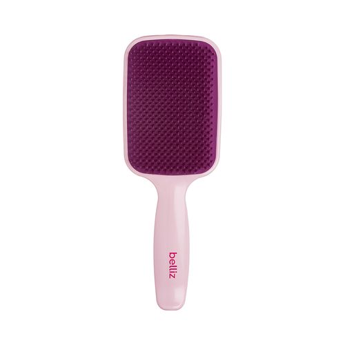 Escova De Cabelo Belliz Flex Raquete Rosa - 461