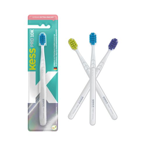 Escova Dental Kess Pro 10k Perolado Extra Macia - 2068