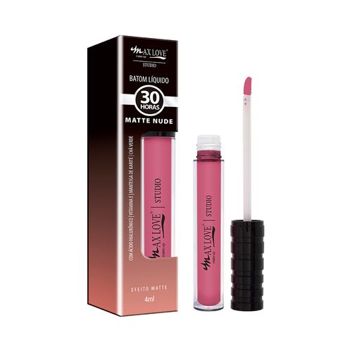 Batom Líquido Matte Nude Max Love 30h Cor 656