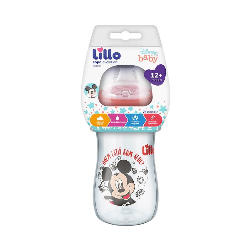 Copo-Evolution-Lillo-Disney-300ml-Silicone